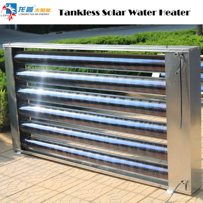 95 Liter an der Wand installierter Vakuumrohrkollektor Integraler Solarwasserbereiter ohne Wassertank