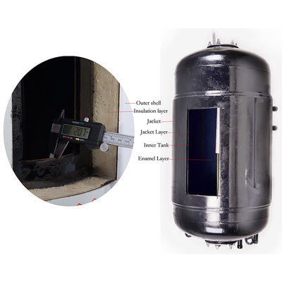 Dia 500mm Jacket Wärmeaustausch Solarbetriebene Vernichtung Warmwasserzylinder vertikaler Solarbetriebener Wassertank
