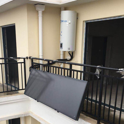 120L Flachplattenkollektor Warmwasser-Solarheizung Split Solar Warmwasser-System mit Antifreeze Flüssigkeit Zirkulation