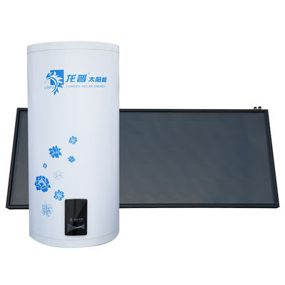 120L Flachplattenkollektor Warmwasser-Solarheizung Split Solar Warmwasser-System mit Antifreeze Flüssigkeit Zirkulation