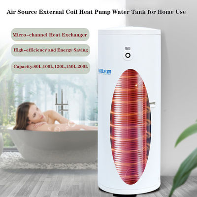 500 mm Dia Luftquelle Wärmepumpenbehälter 150L Luft-Wasser-Wärmepumpe Pufferbehälter mit äußerer Spirale